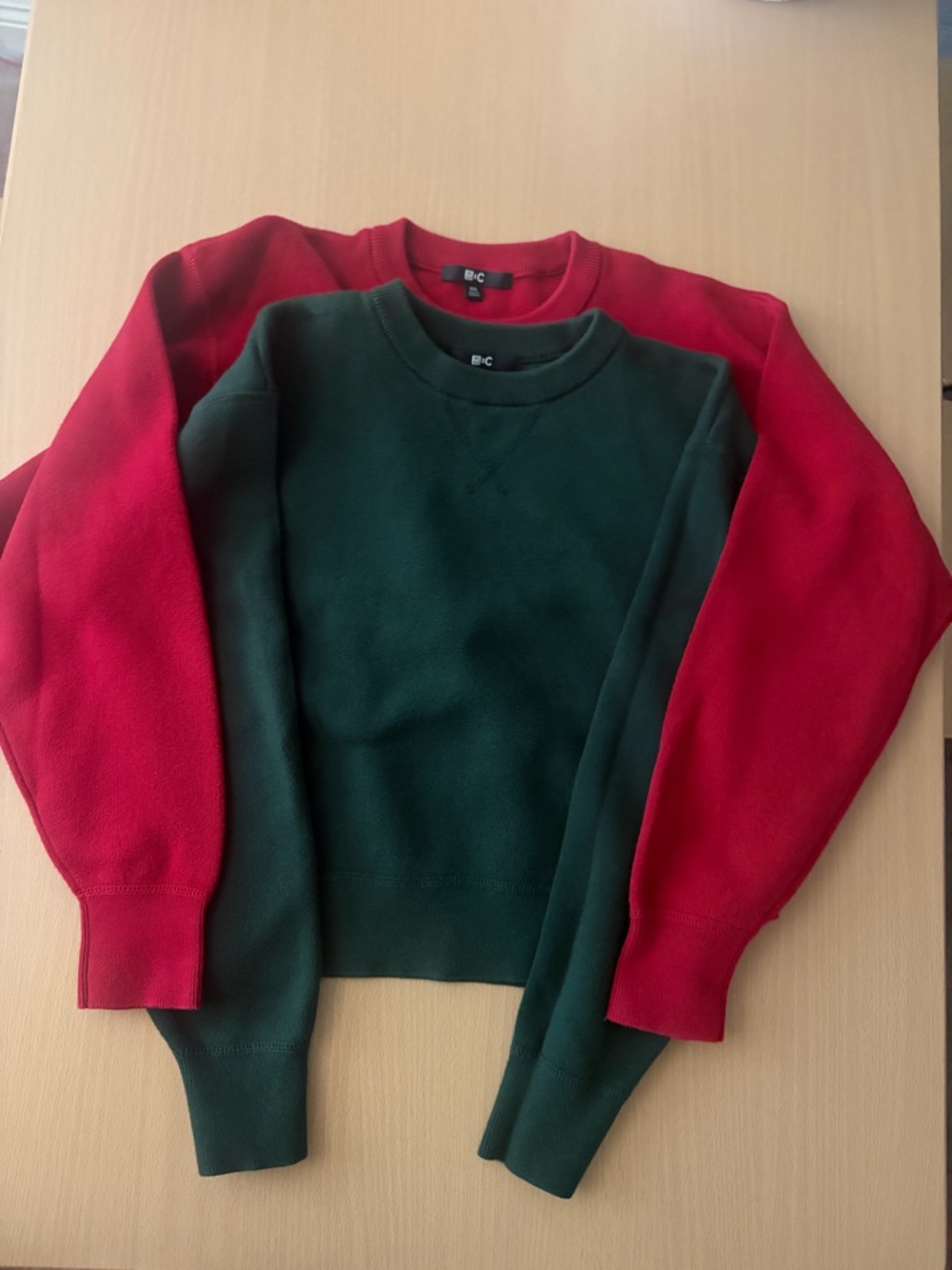 2x Uniqlo:C Smooth Cotton Sweaters